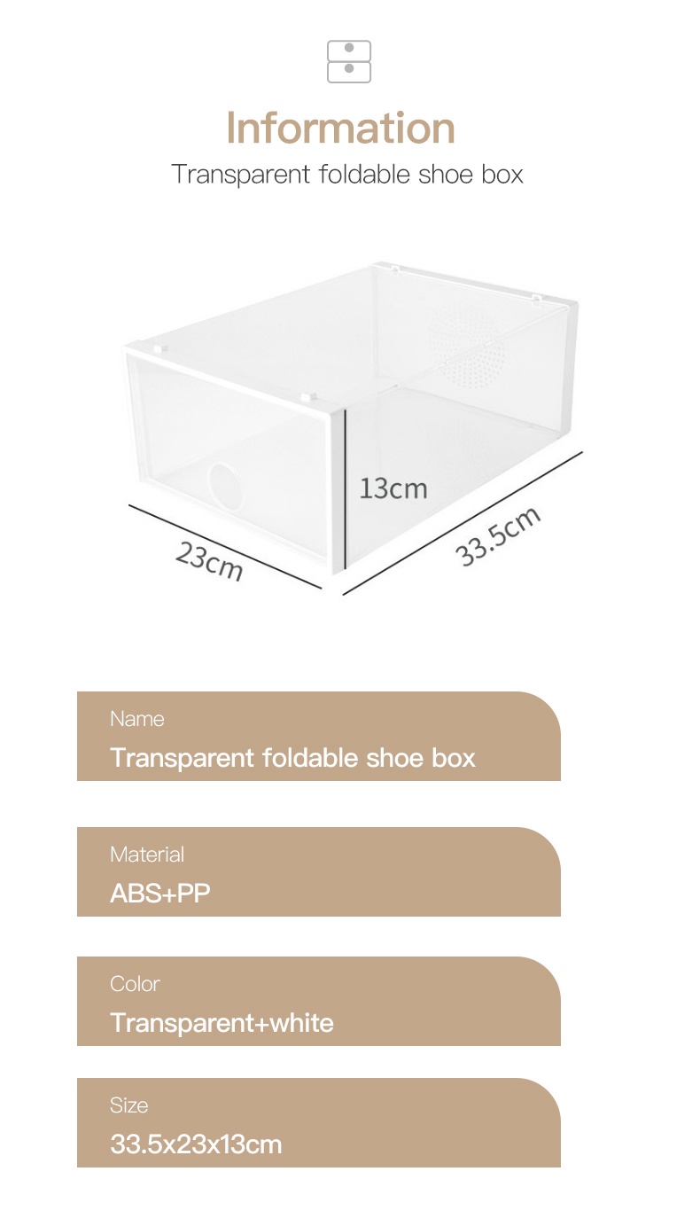Transparent Shoes Storage Box-9